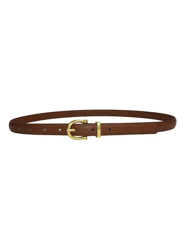 Contrast Panel Buckle Belt