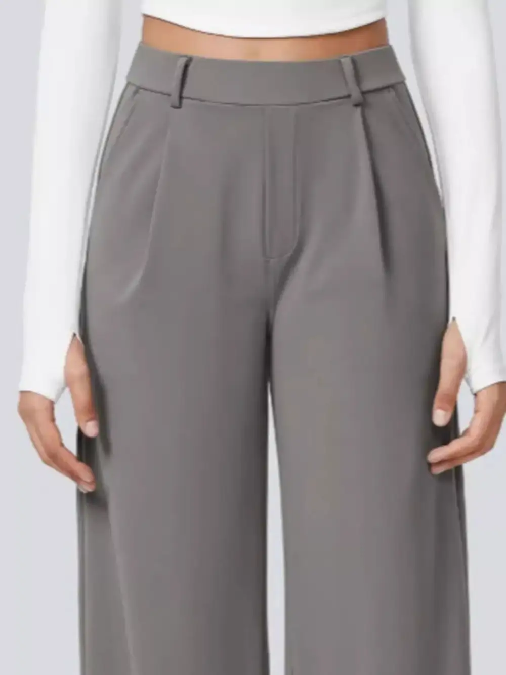 Wide Leg Pocketed Everyday Pants