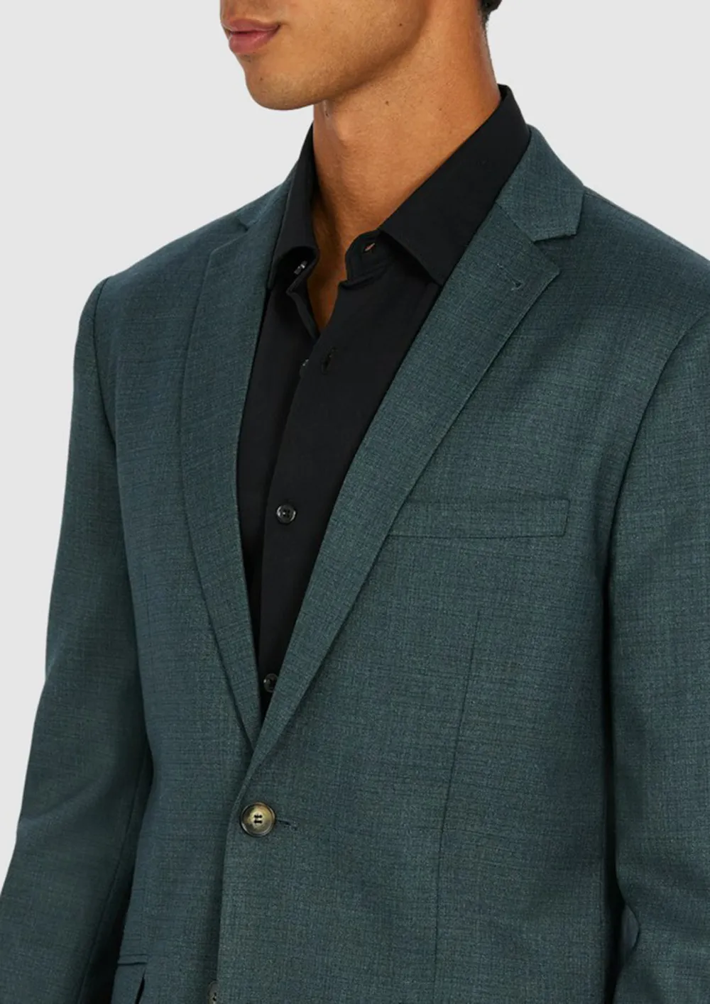Classic Noble And Mature Dark Green Suit