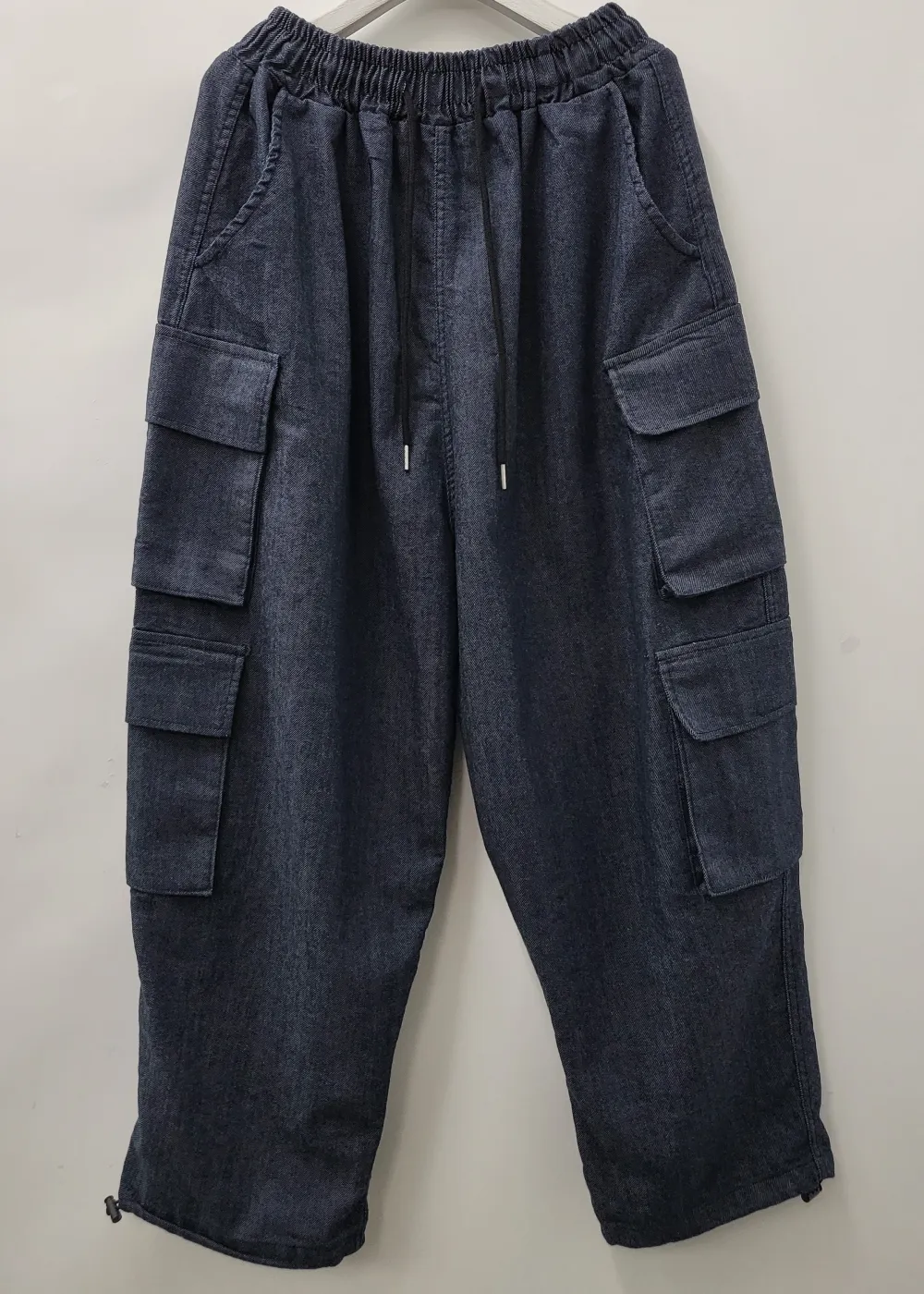 Modern Denim Relaxed Cargo Pants