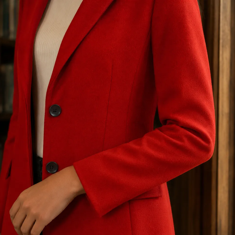 Tailored Notched Lapel Jacket
