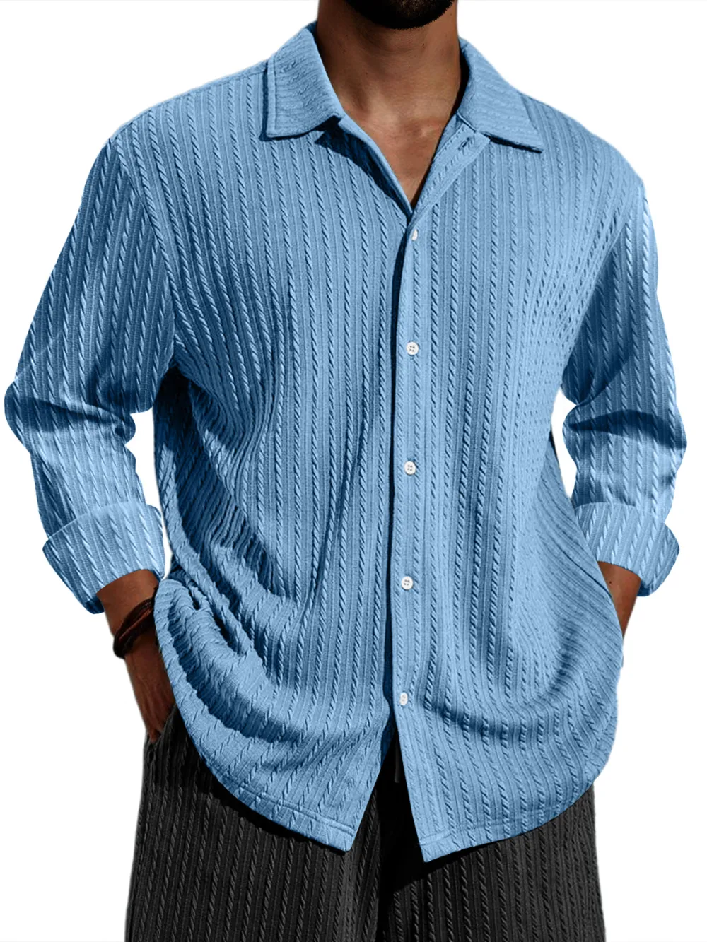 Long Sleeve Striped Shirt