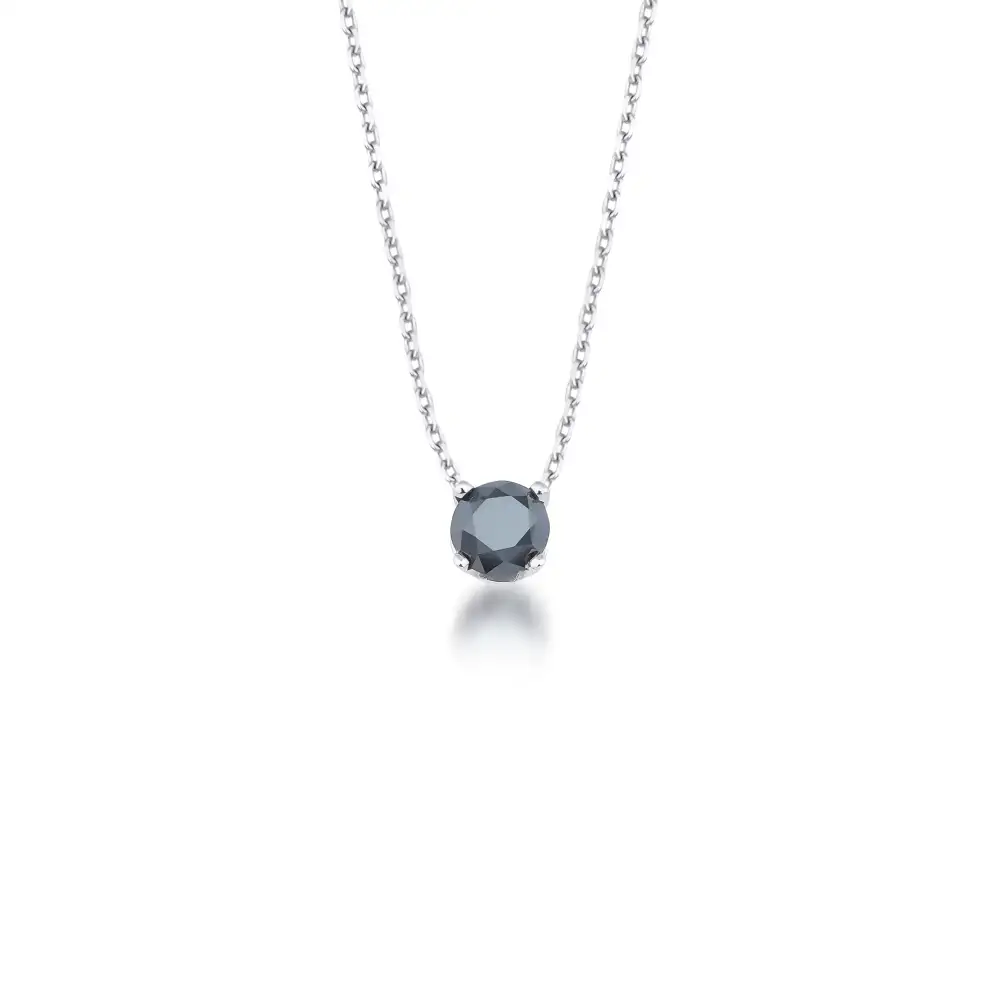 Diamond Solitaire Necklace