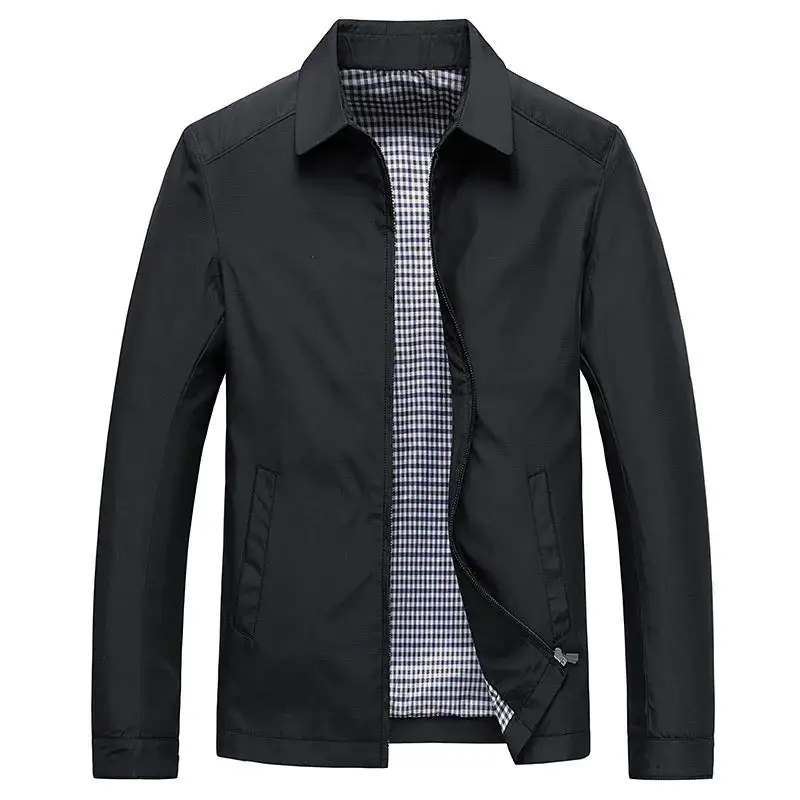Textural Leather Slim Fit Jacket