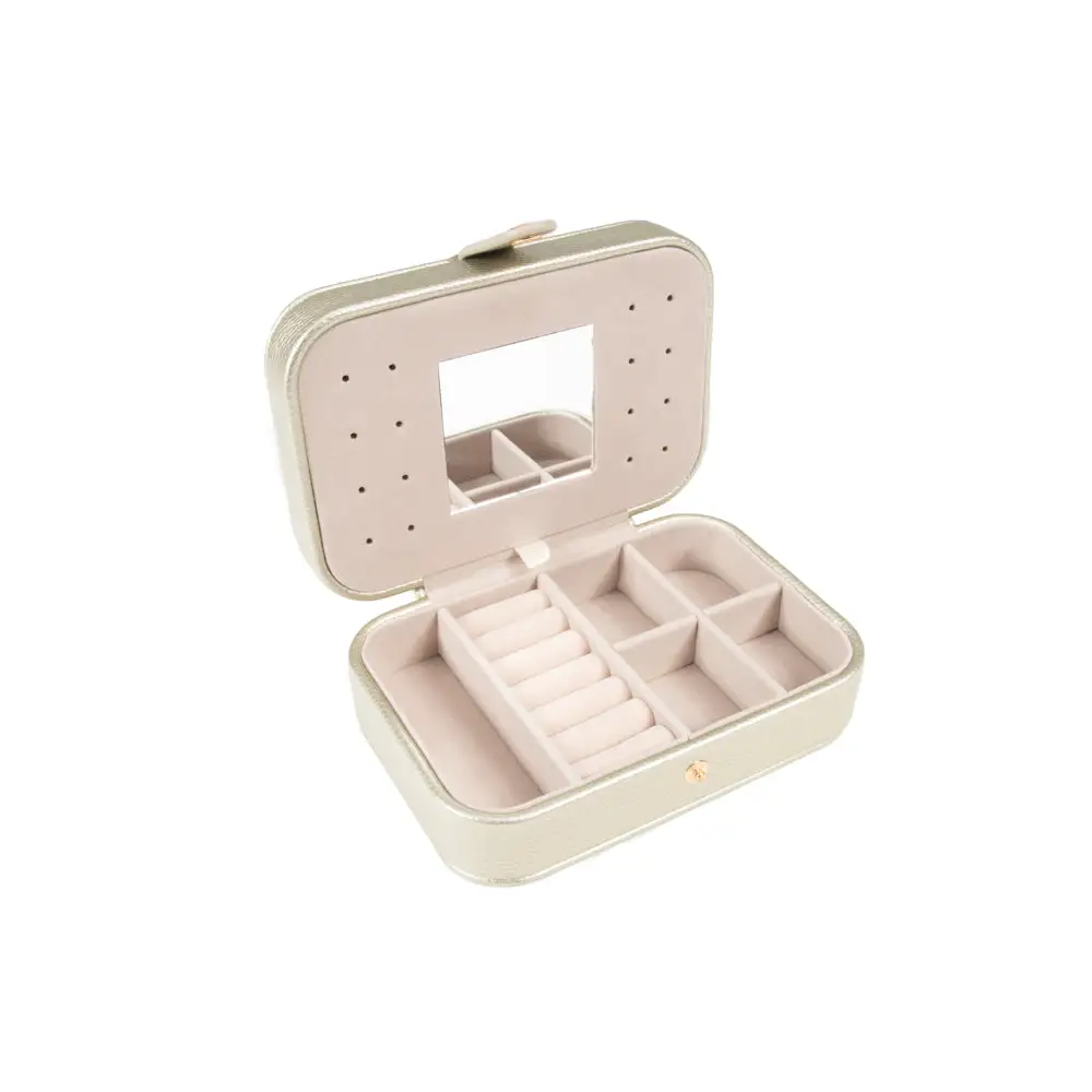 Compact Leah Travel Jewelry Box