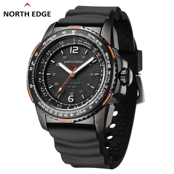 North Edge Solar drive watch outdoor quartz watch pilot watch Photon