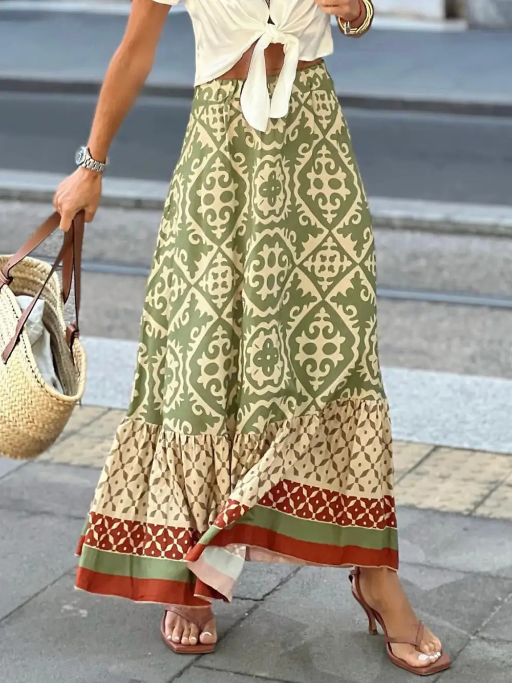Sharp Geometric Elastic Skirt