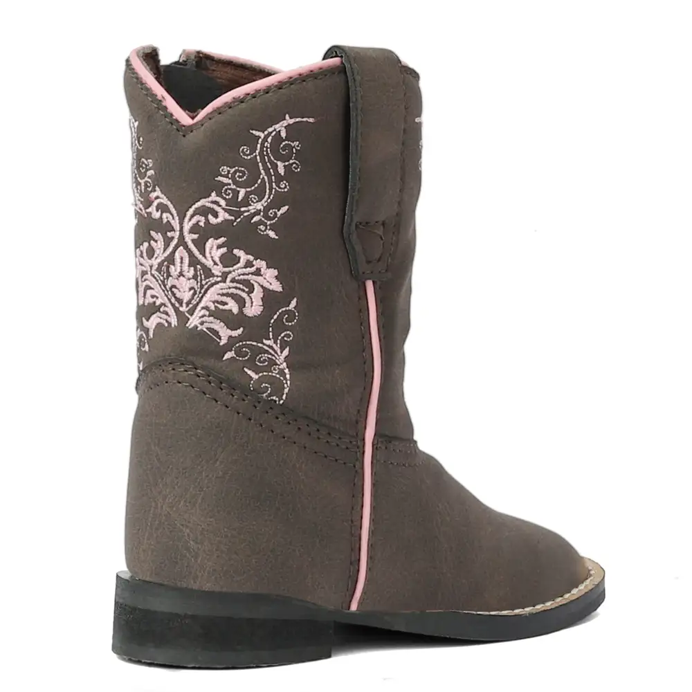 Clean Men's Western Boots With Layered Shaft