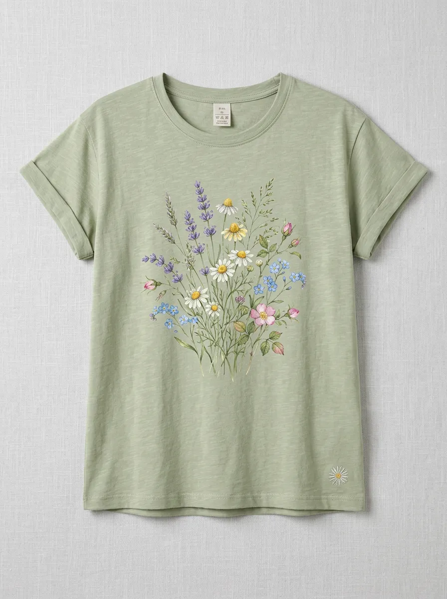 Women's Floral Graphic T-Shirt