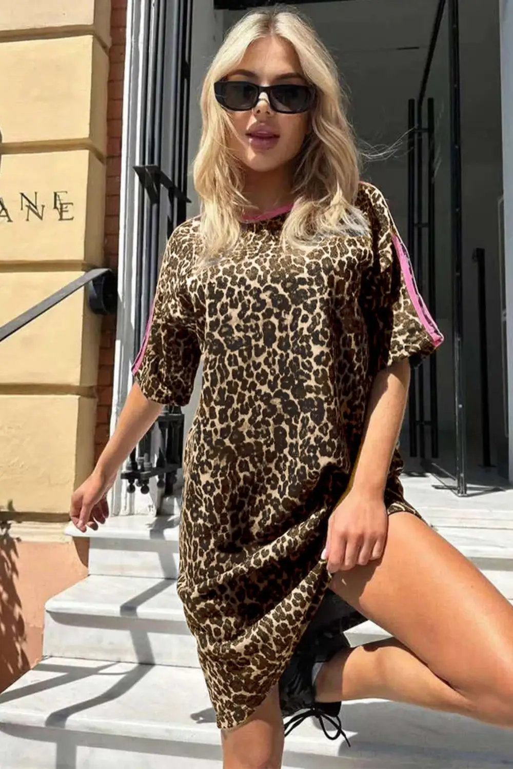 Active Leopard Print Dress