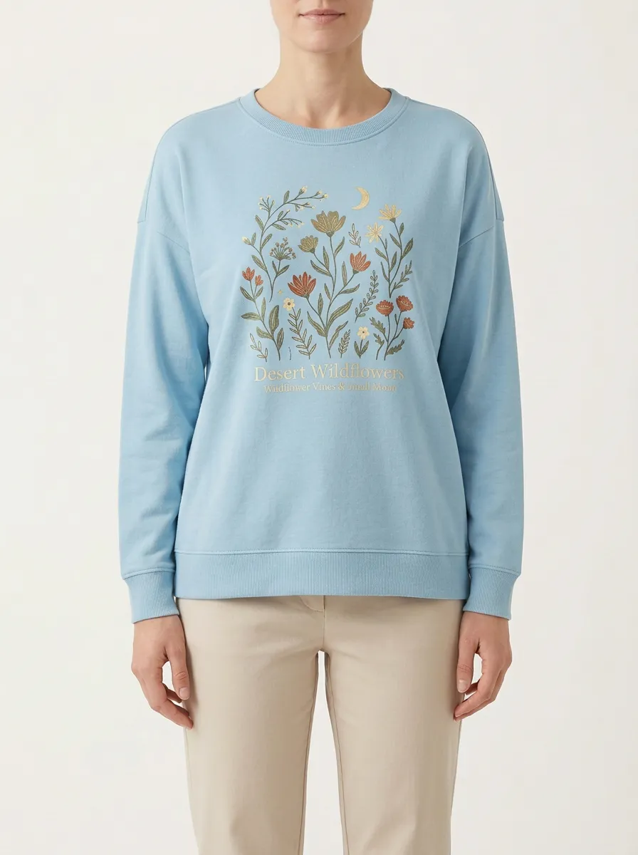 Women's Desert Wildflower Graphic Sweatshirt