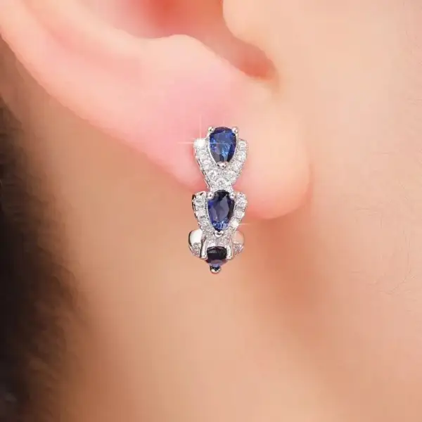 Sleek Stone Earrings