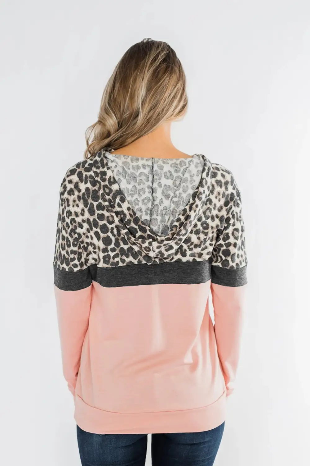 Into Jungle Color Block Hoodie