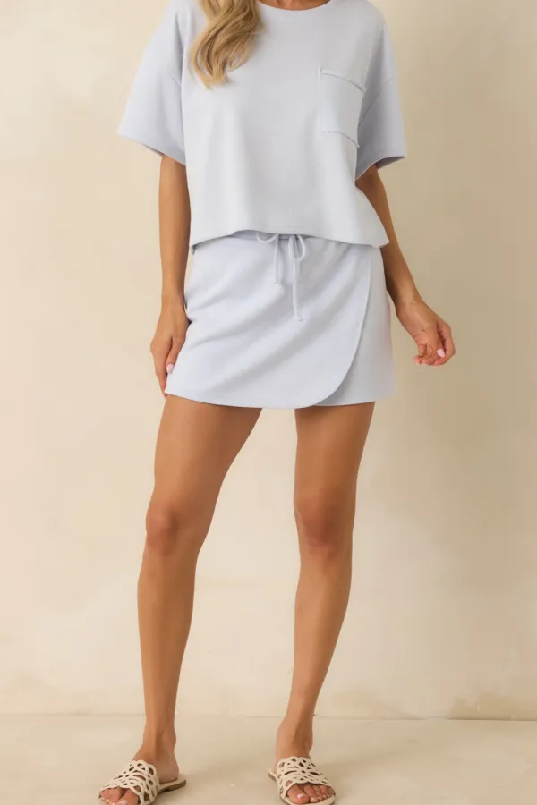 Lightweight Wrap Mini Skort