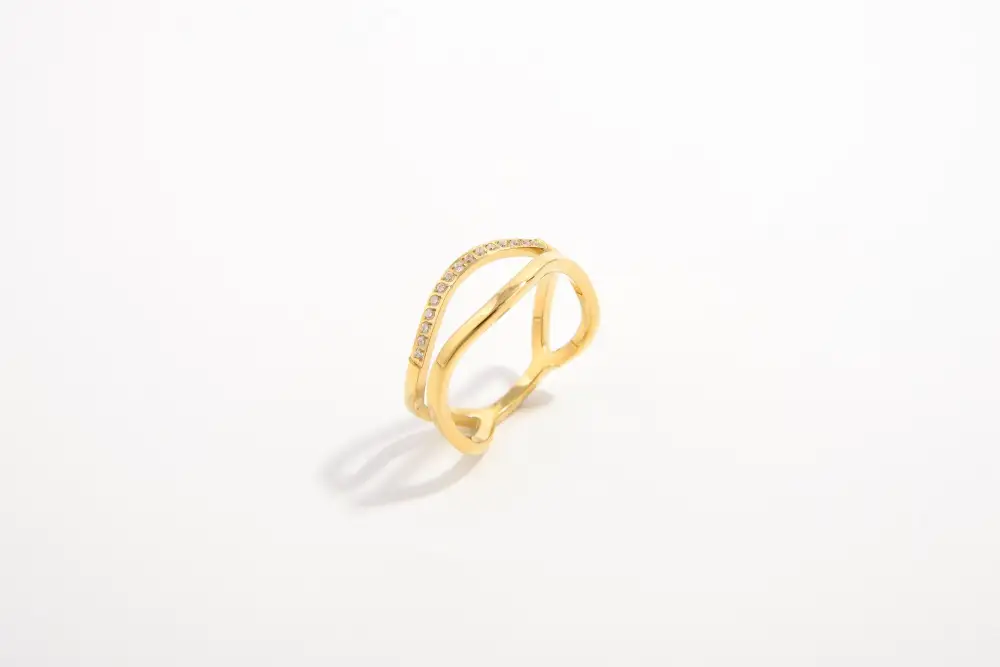 Textured Minimal Everyday Fashion Ring