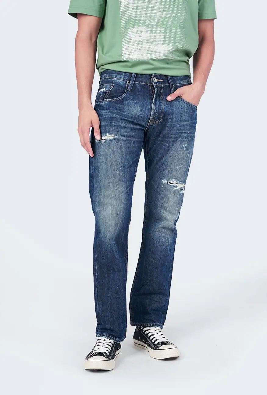 Men's Versatile Elegant Slim Fit Denim Pants