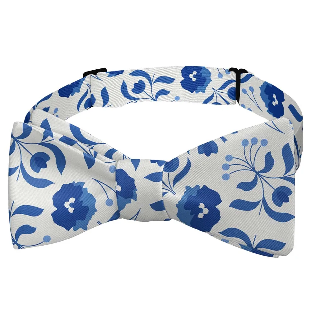 Poppy Floral Motif Bow Tie