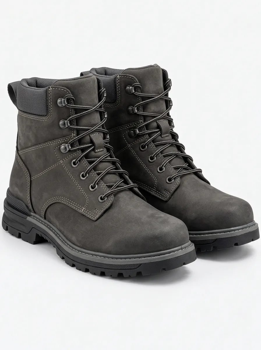 Men's Waterproof Work Boots for Grey Style