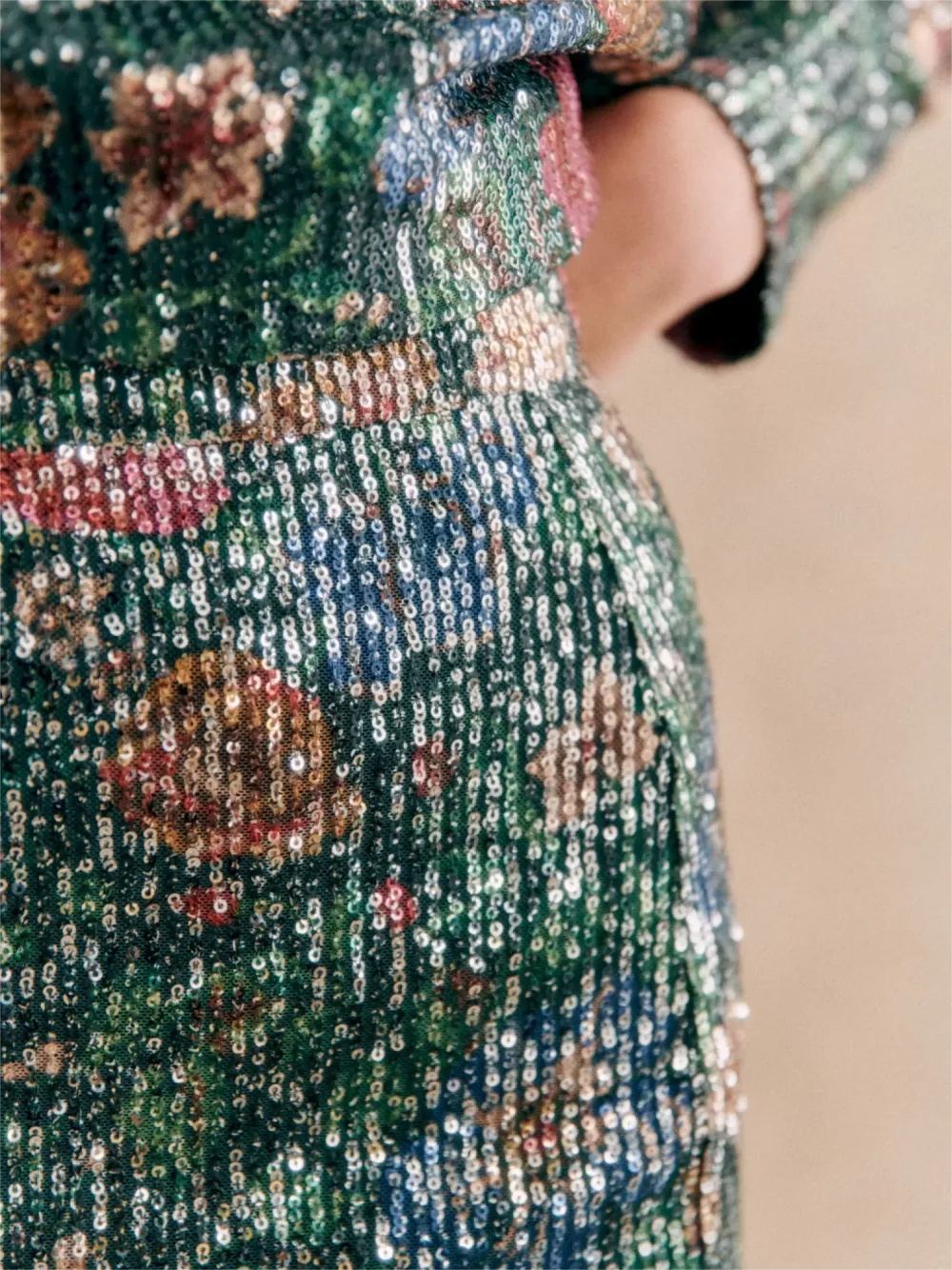 Plants Print Skirt