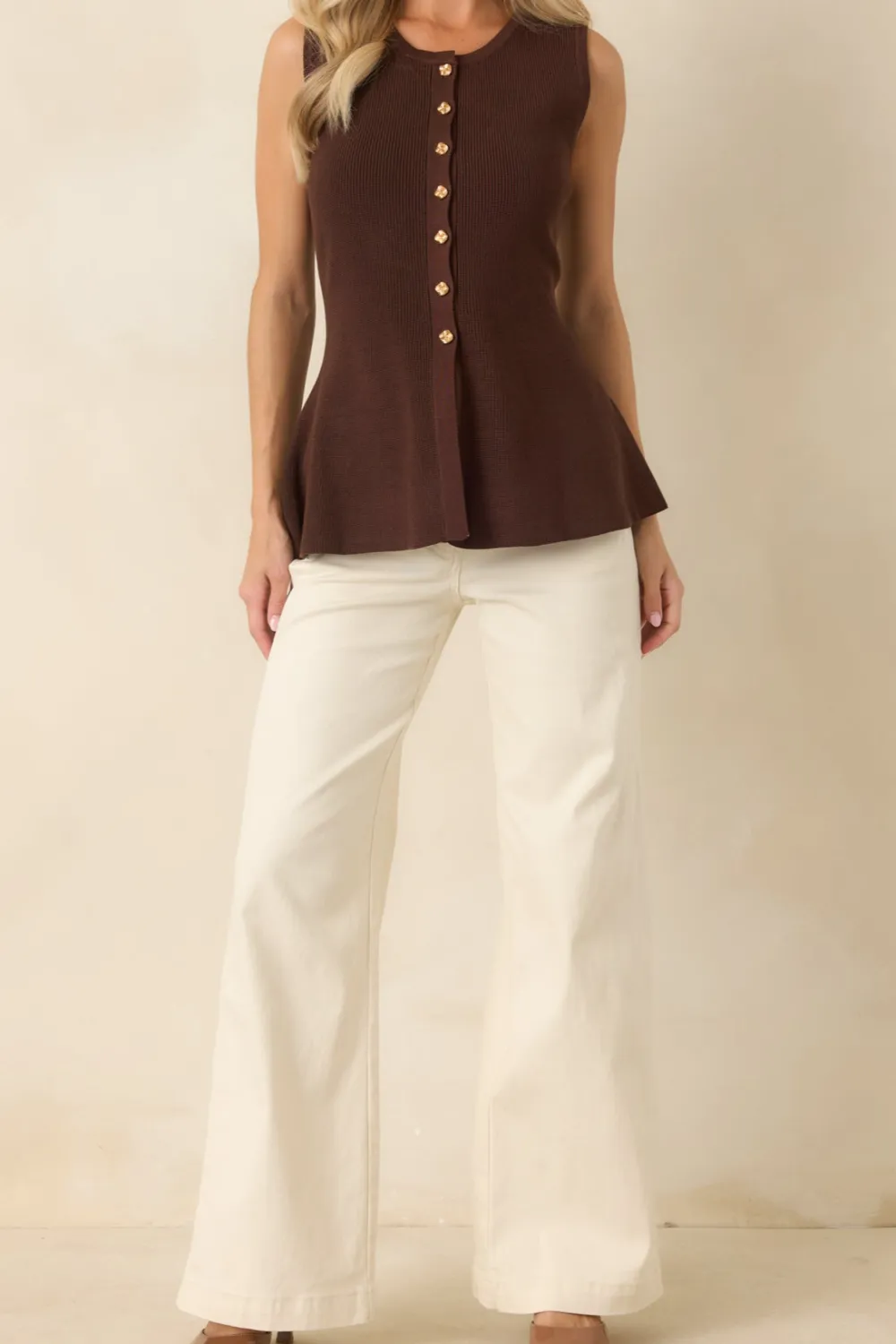 Stretch Wide Leg Jeans