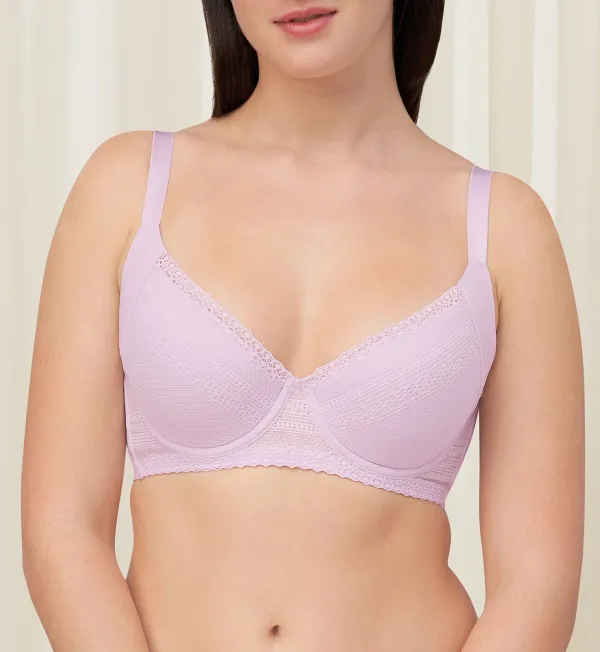 Women's Modern-Fit Wired Padded Lace Bra