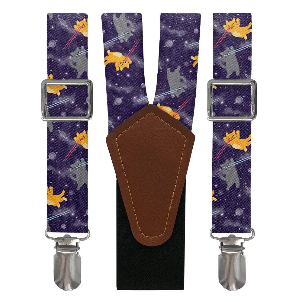 Laser Cats Theme Suspenders