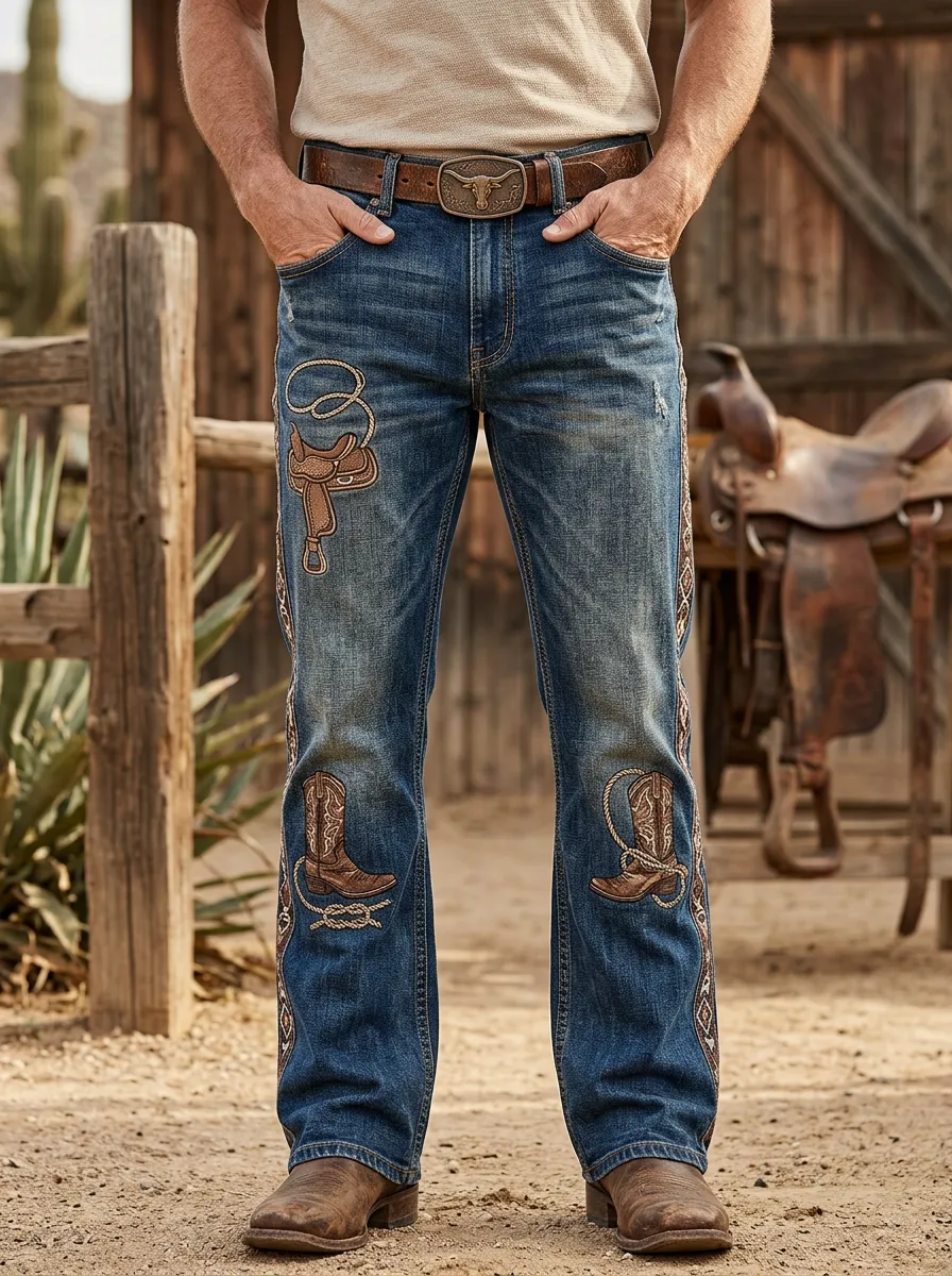 Men's Western Jeans
