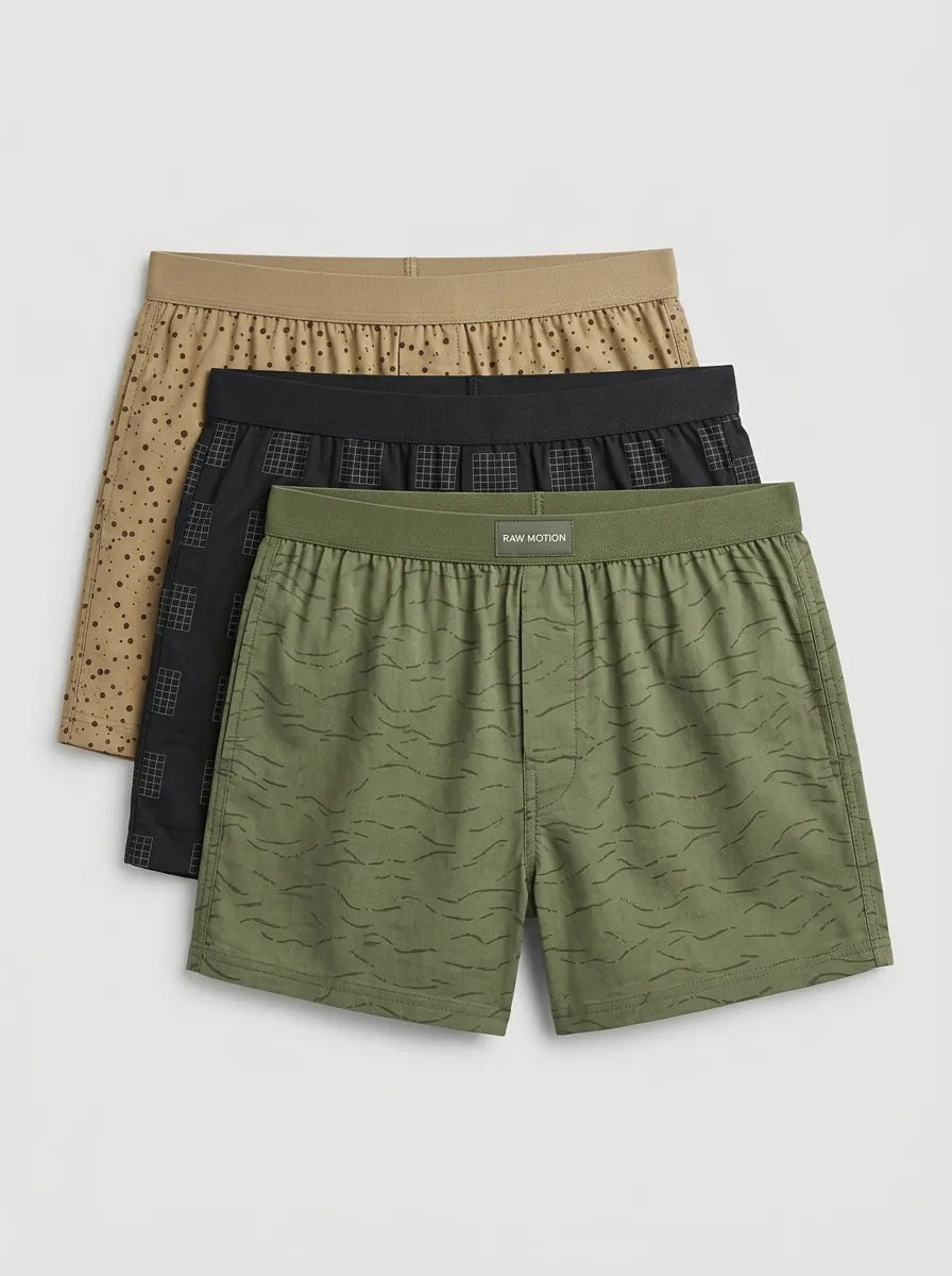 Grid Geometric Boxer Set