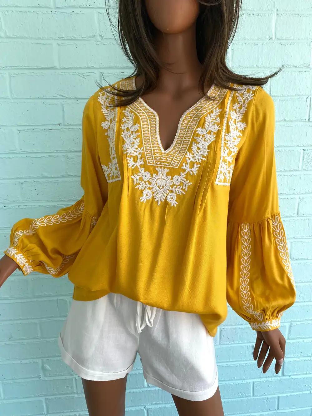 Relaxed Embroidered Blouse