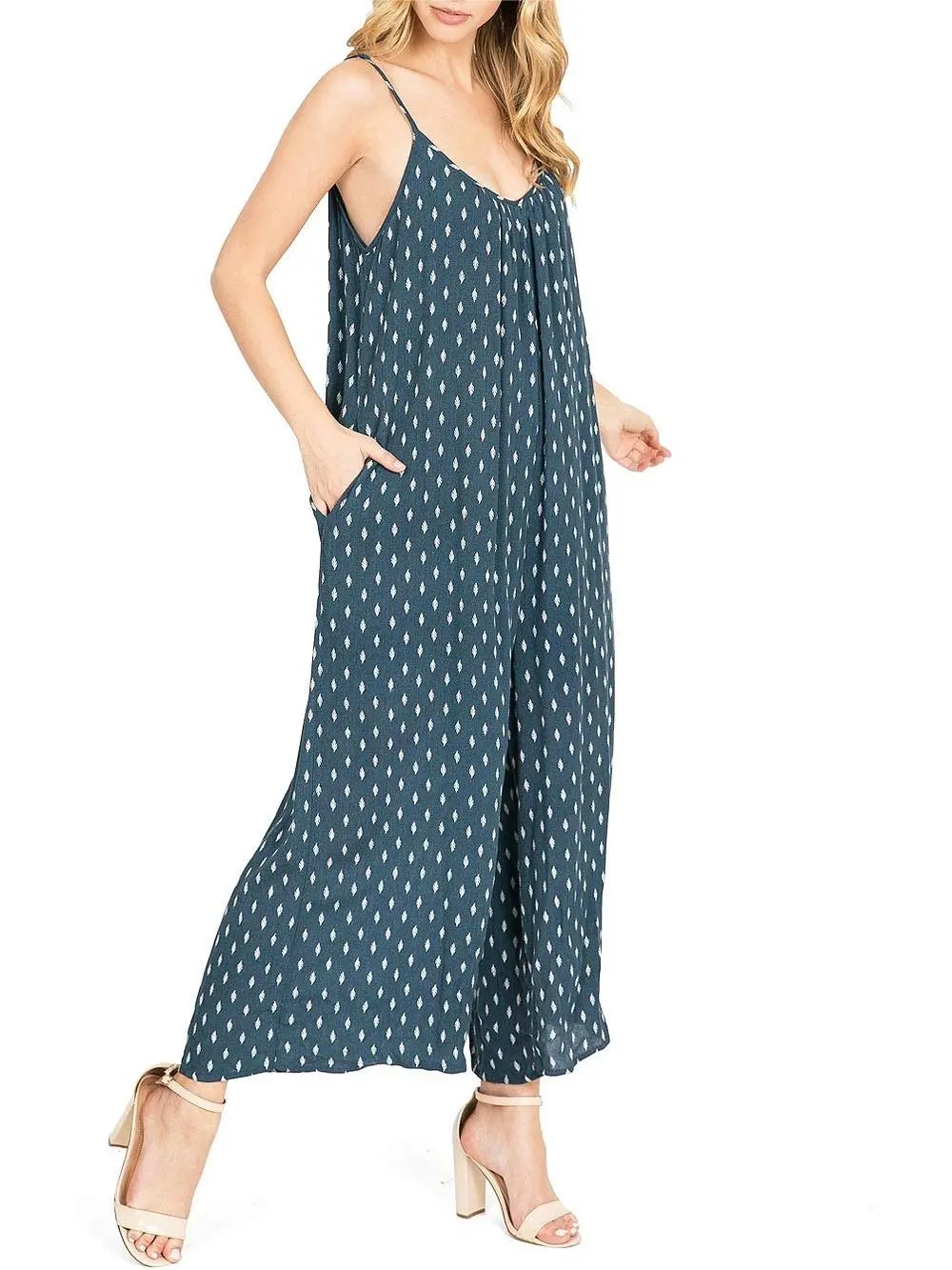 Culotte Jumpsuit with Pockets