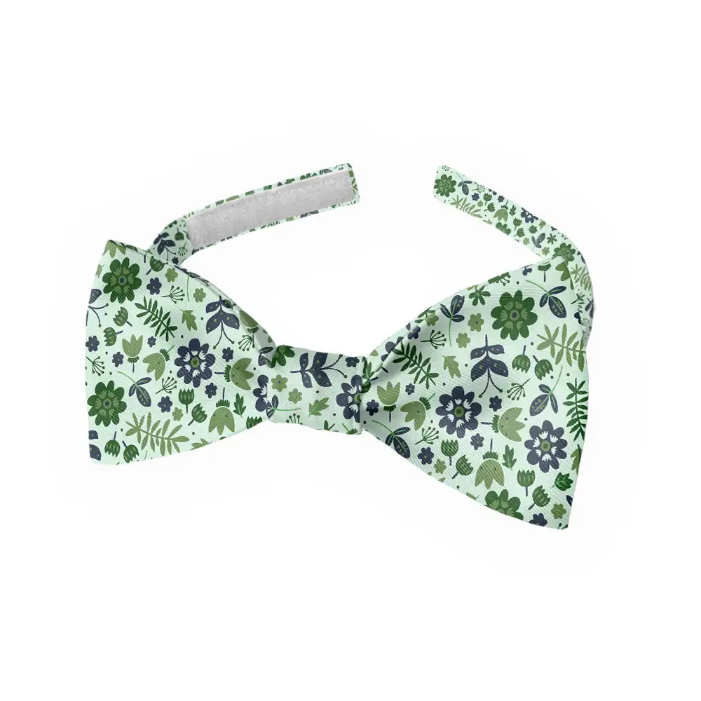 Field Floral Motif Bow Tie