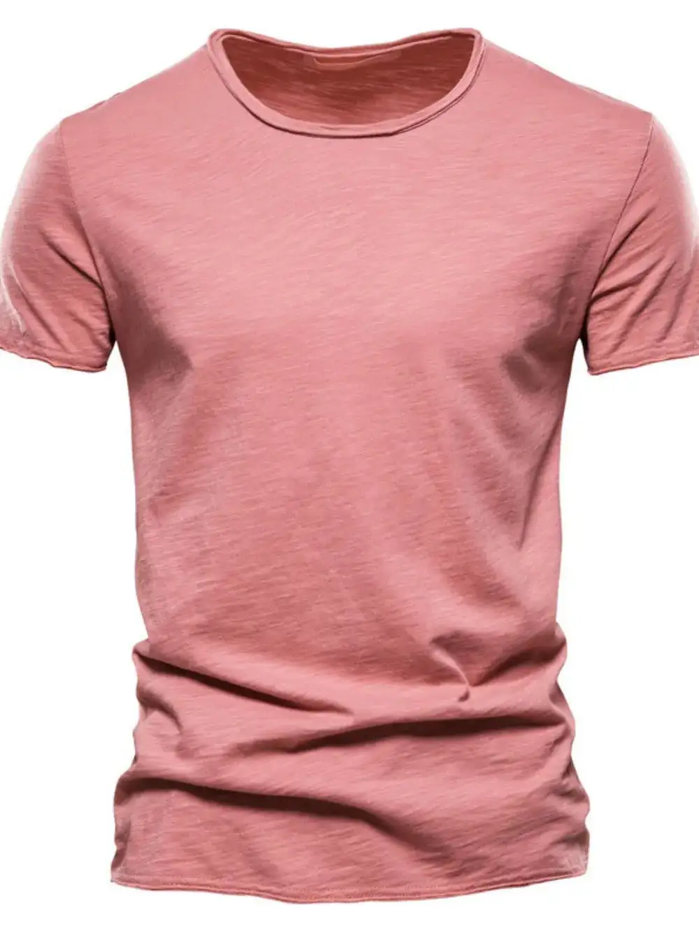 Button Detail Crew Neck Short Sleeve Tee