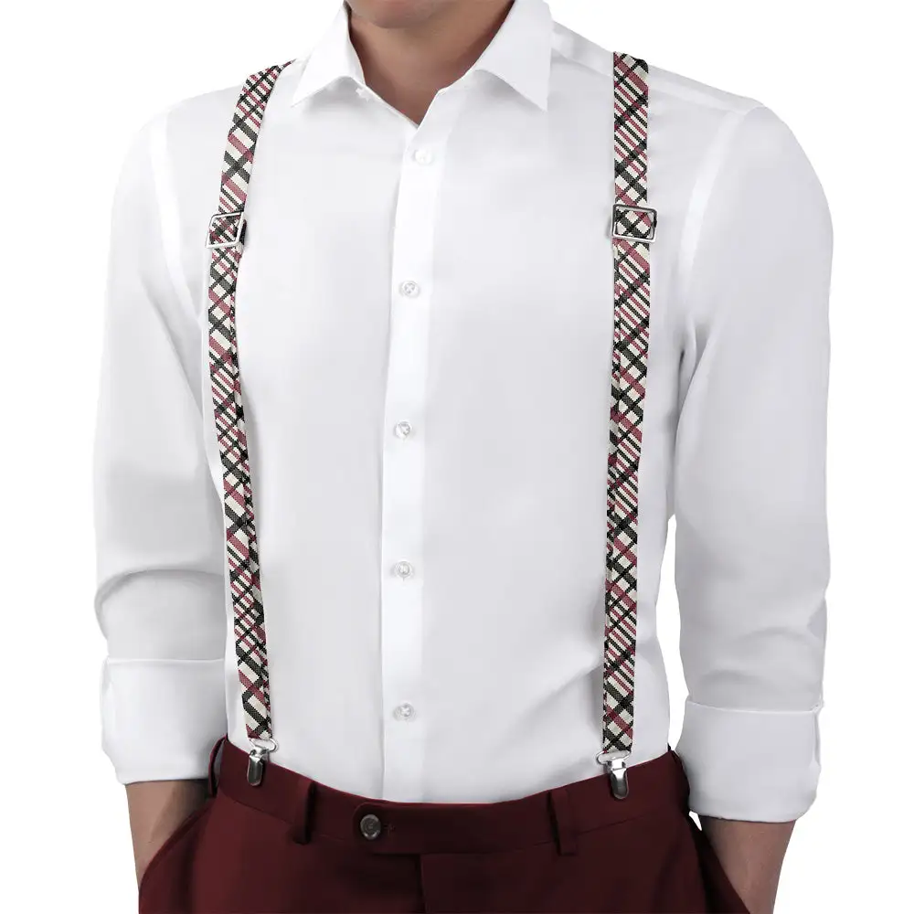 Potter Plaid Pattern Suspenders