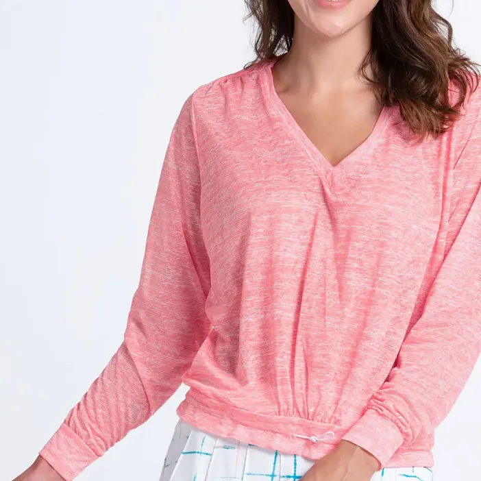 Sheer Performance Long-Sleeve Top