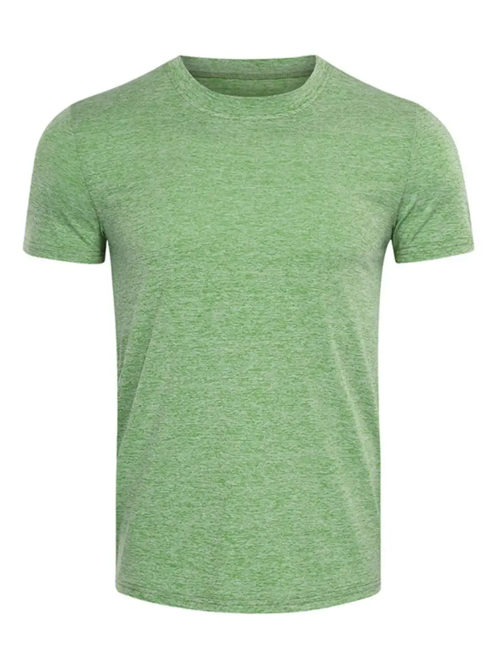 Button Detail Crew Neck Tee