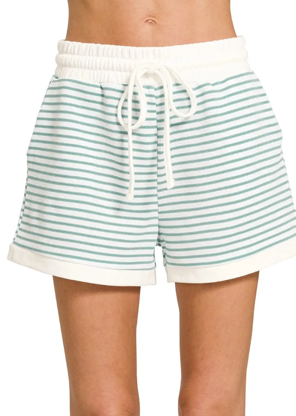 Stripe Trast Matching Set
