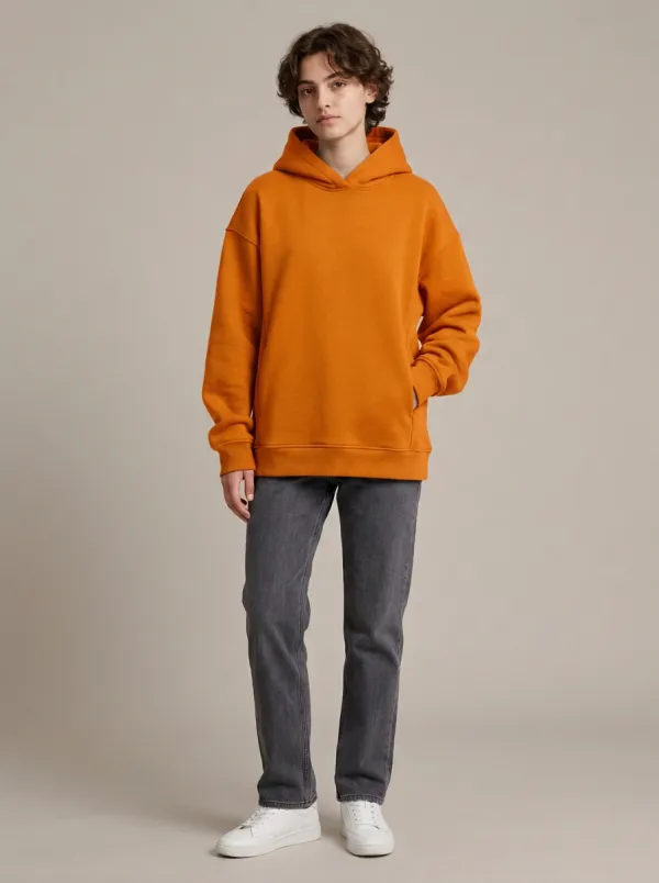 Clean Style Unisex Casual Hoodie
