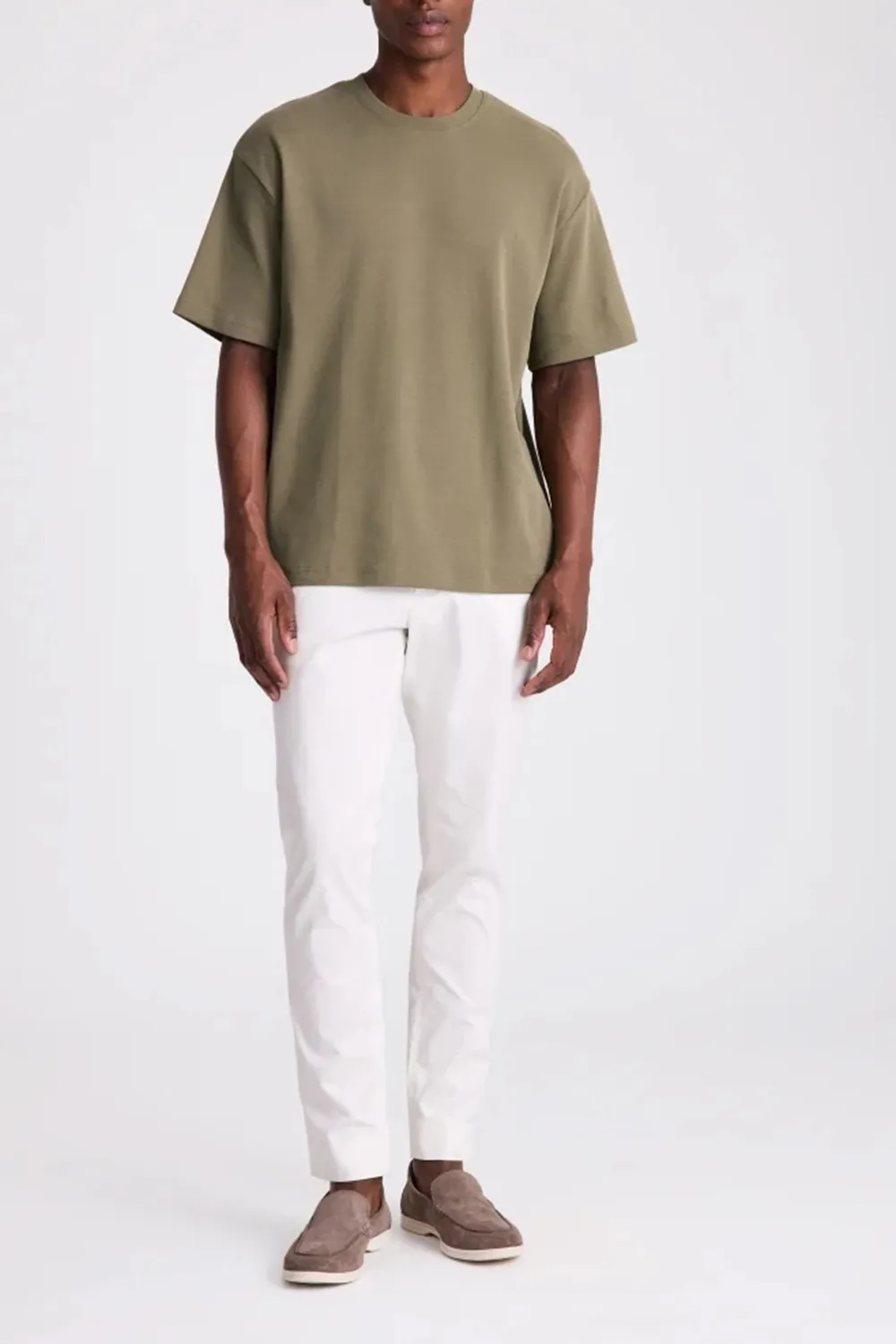 Heavy-Weight Basic T-Shirt In White