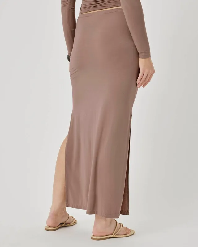 Modern Sunsoft Midi Skirt
