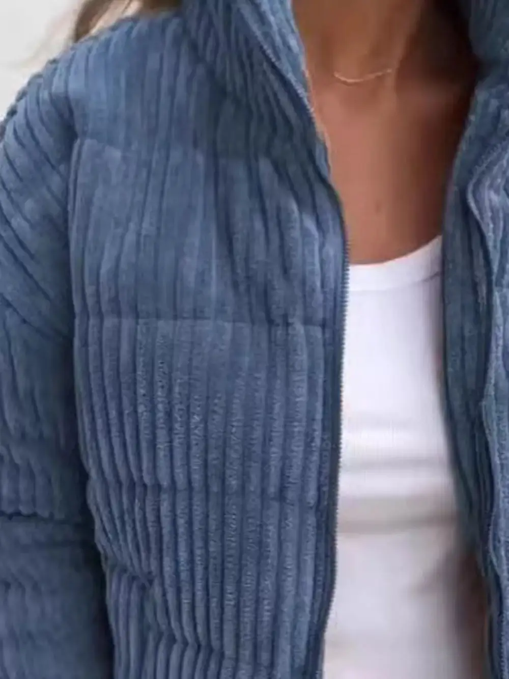 Full Size Zip Up Turtleneck