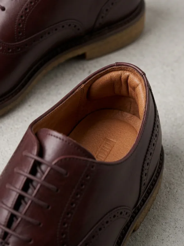 Men's Refined Wingtip Brogue Dress Shoes