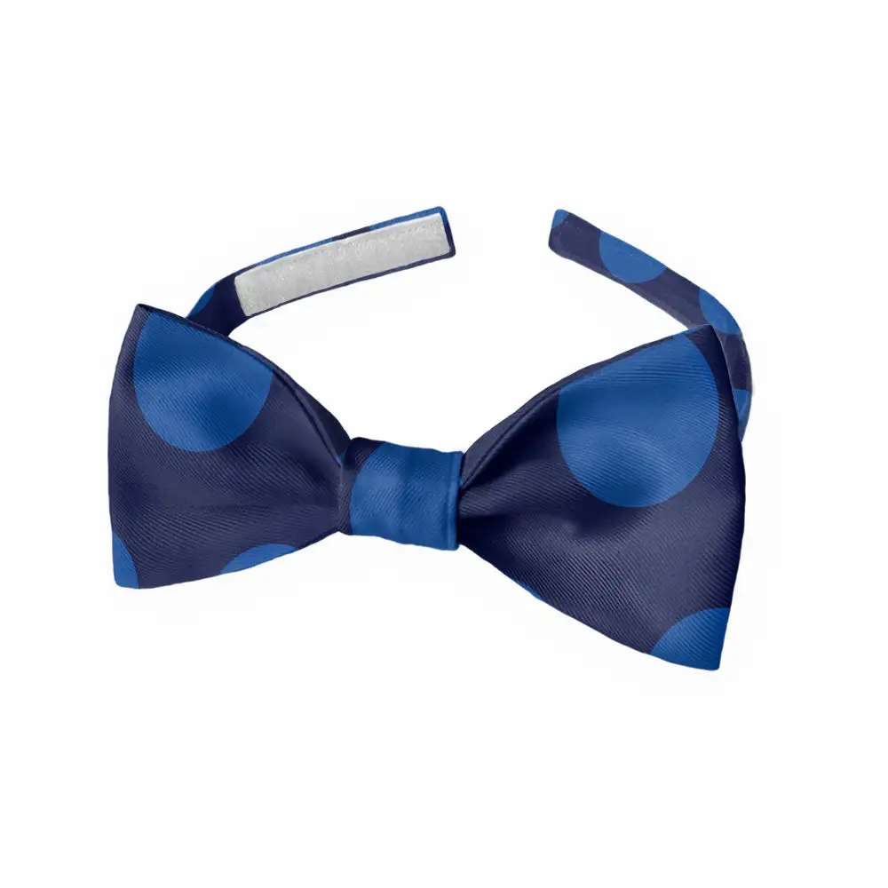 Big Polka Dots Motif Bow Tie