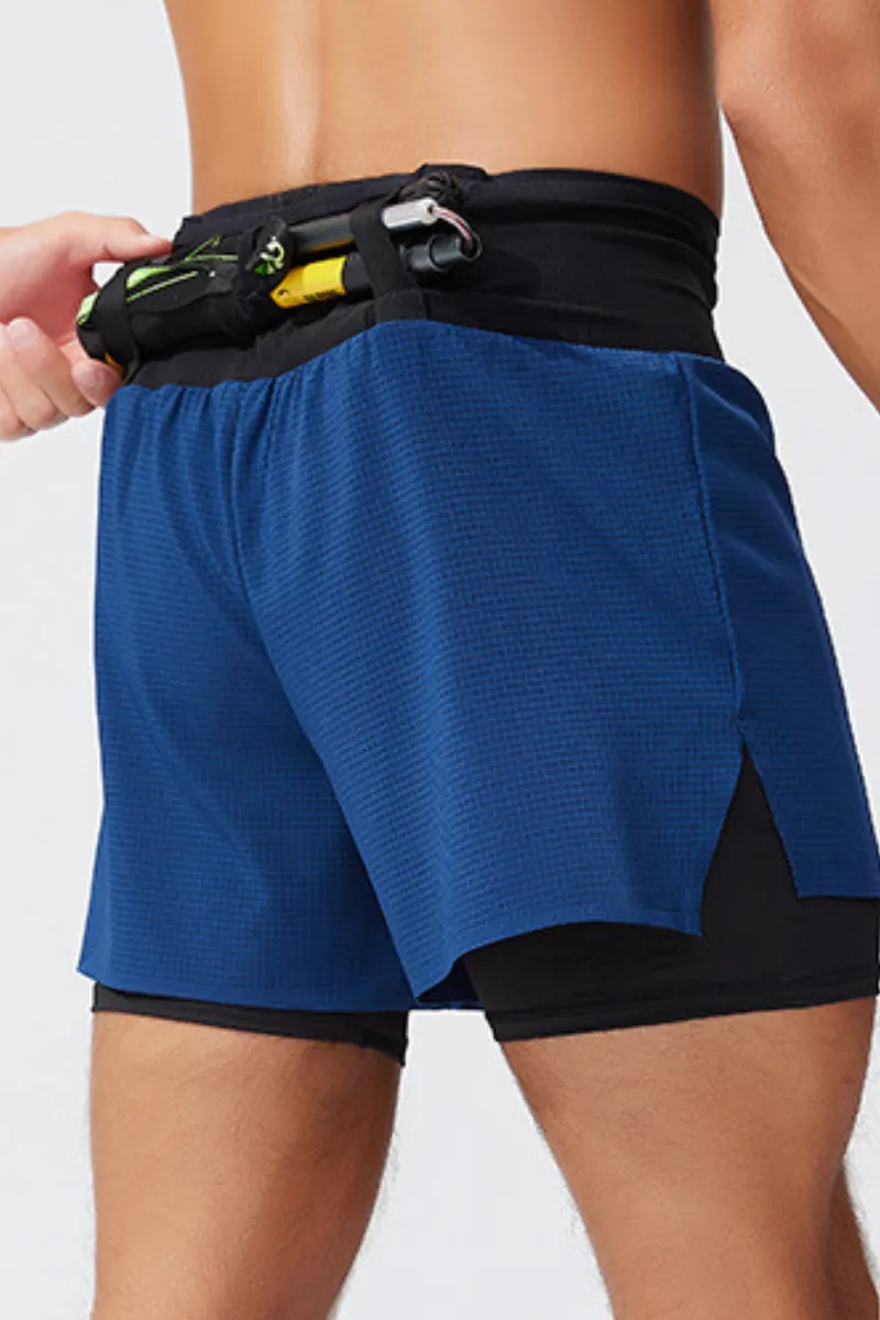 Quick Dry Breathable Dual Layer Athletic Shorts