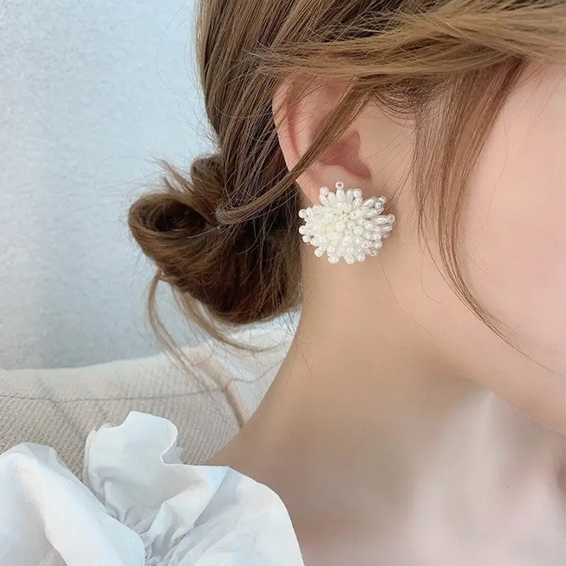 Vintage Pearl Stud Earrings