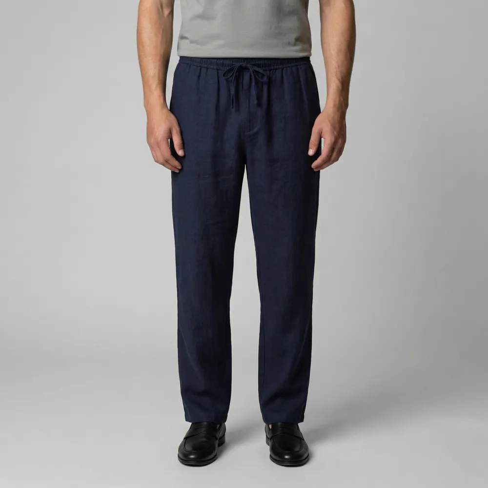 Lightweight Linen Slim Fit Pants