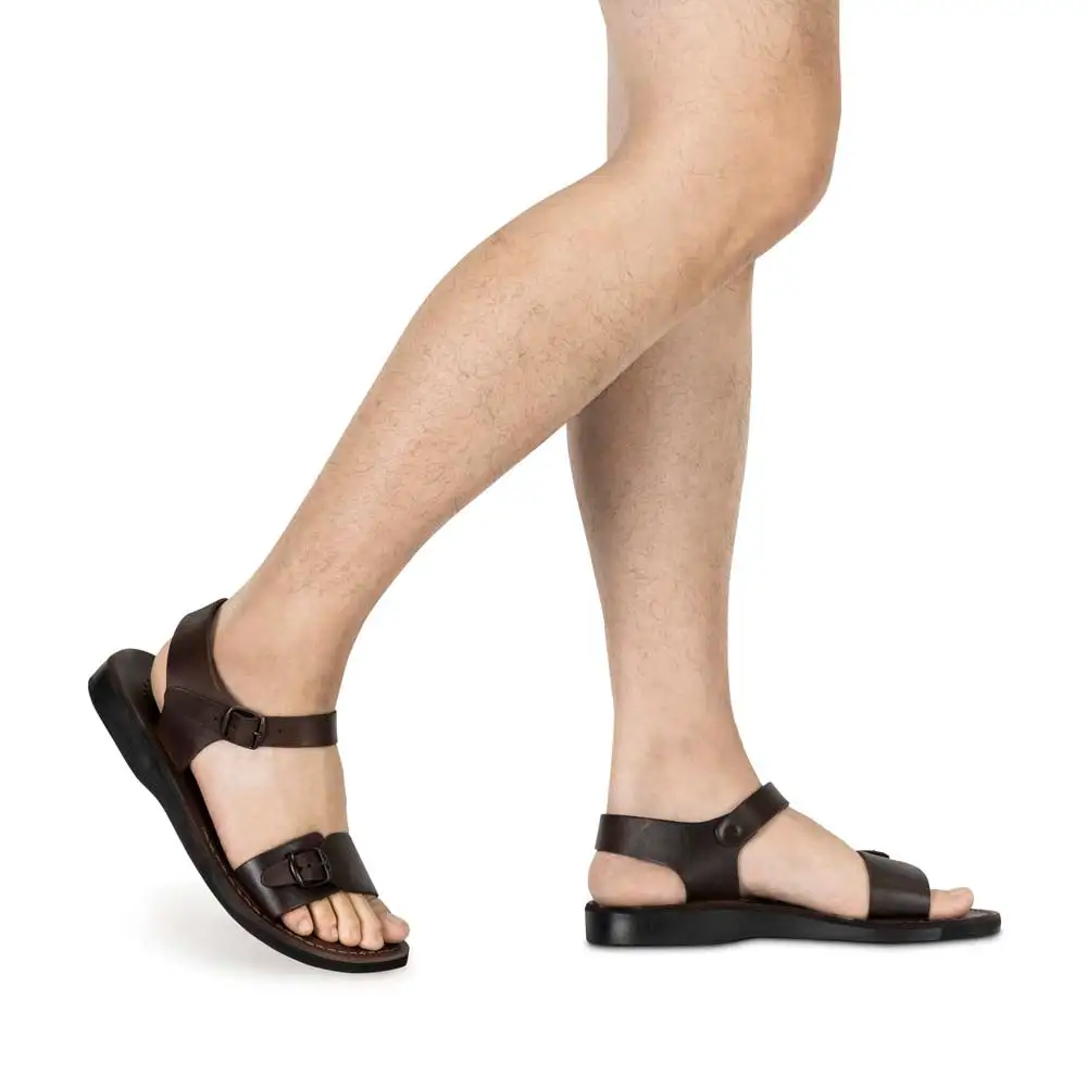 Leather Adjustable Buckle Sandals