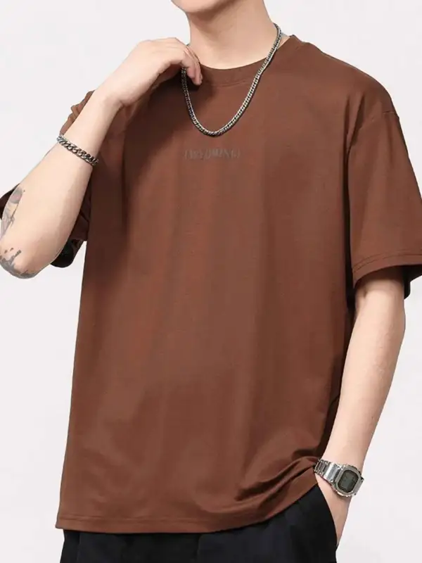 Versatile Round Neck Short Sleeve T-Shirt