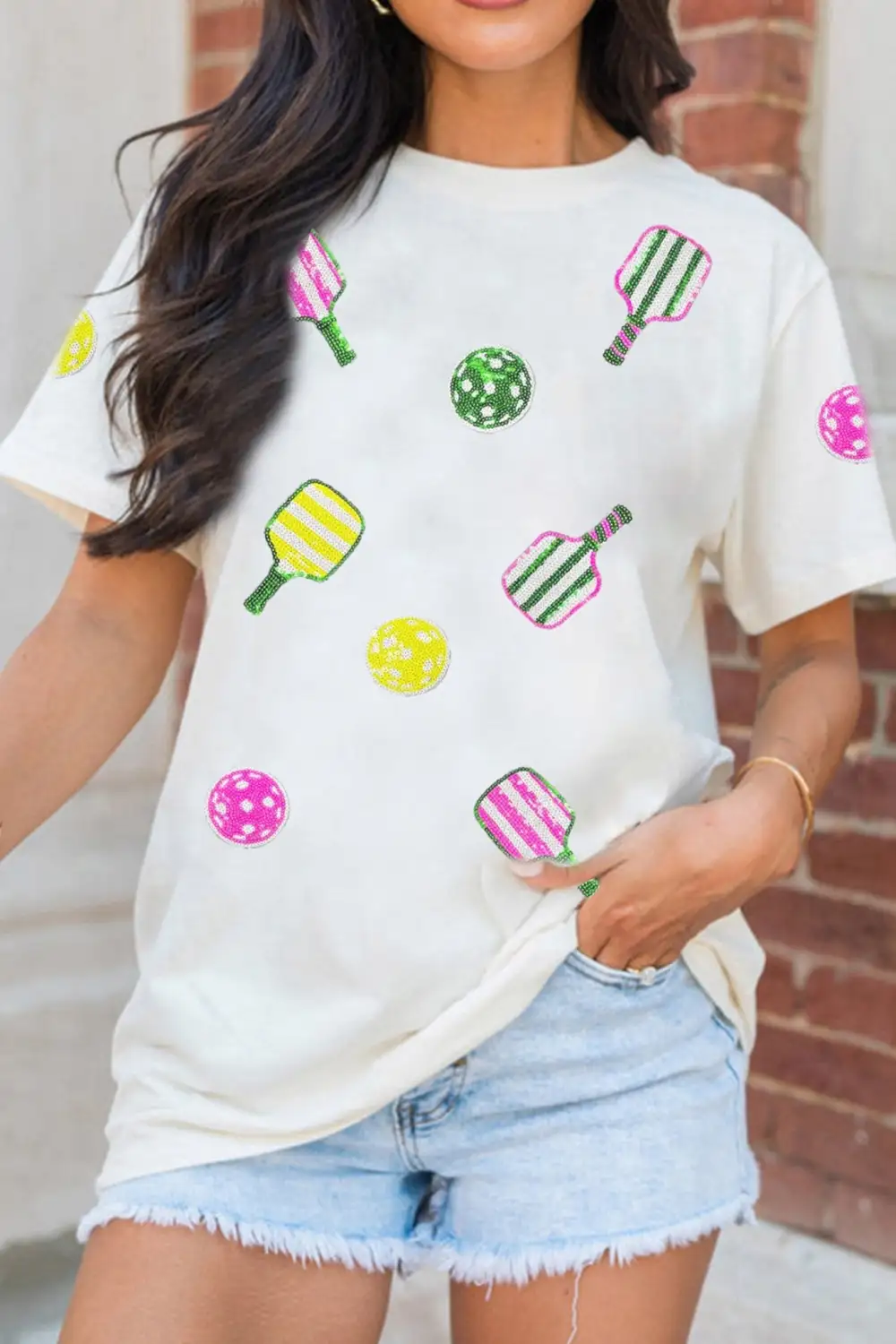 Shape Graphic Active Casual T-Shirt