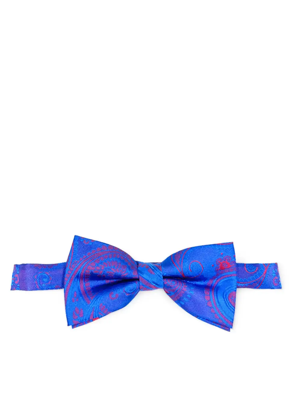Debonair Paisley Polyester Pre-Tied Bow Tie