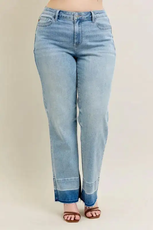 Subtle Texture Knit Denim Jeans